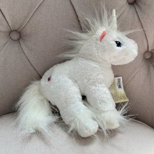 NWT Webkinz Ganz White Unicorn Horse Plush Stuffed Animal HM069 New Sealed Code
